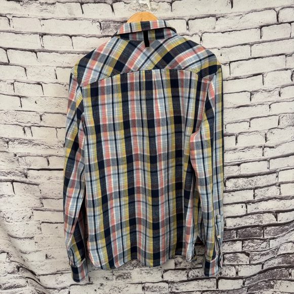 Rag & Bone Plaid Cotton Jack Shirt SZ L - Picture 3 of 6